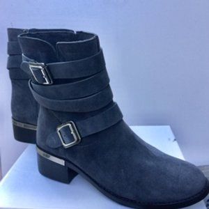 Vince Camuto Suede Buckle Boots